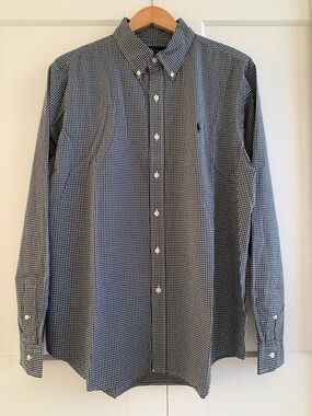 Ralph Lauren Shirt 100% cotton mens Button-Down Shirt XL